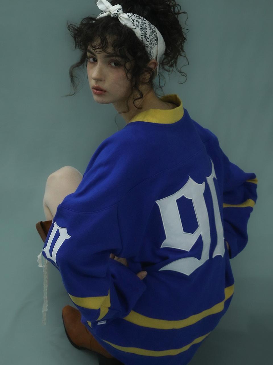 BadBlue Hockey Jersey Blue
