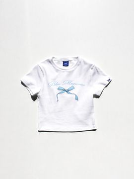 BadBlue Ribbon Slim Tee White