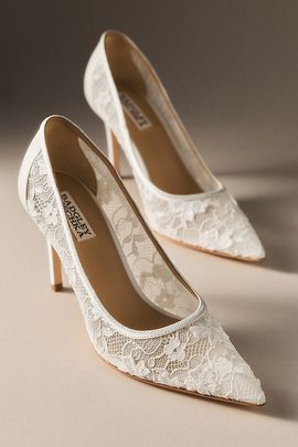 Badgley Mischka Ania Lace Pumps