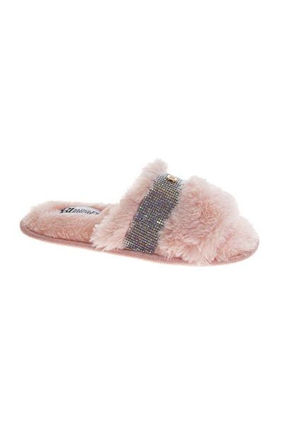 BADGLEY MISCHKA BADGLEY MISCHKA Badgley Ladies Womens Plush Slide Slippers