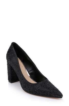 BADGLEY MISCHKA BADGLEY MISCHKA Banee II Crystal Pointed Toe Pump