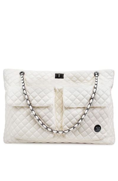 BADGLEY MISCHKA BADGLEY MISCHKA Diana XL Quilted Vegan Leather Travel Weekender Duffel Bag