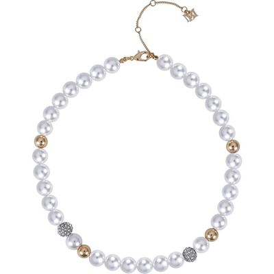 BADGLEY MISCHKA BADGLEY MISCHKA Faux Pearl Strand Necklace