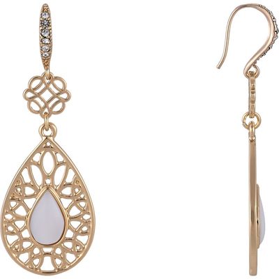 BADGLEY MISCHKA BADGLEY MISCHKA Filigree Teardrop Earrings