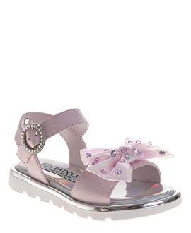 Badgley Mischka Badgley Mischka Girls' Gemstone Bow Sandals