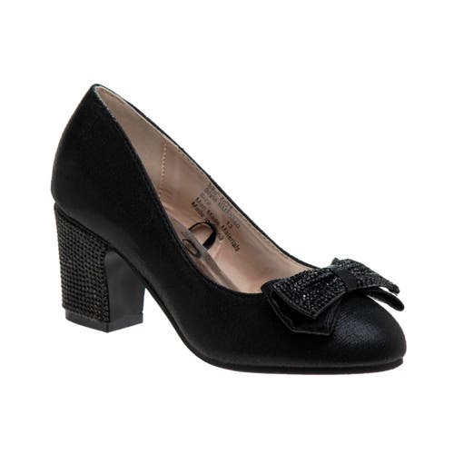 BADGLEY MISCHKA Badgley Mischka Girls' Heeled Dress Pumps.