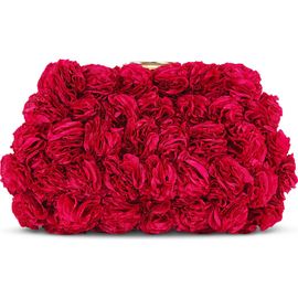 BADGLEY MISCHKA BADGLEY MISCHKA Lulu Mini Rose Cluster Pouch Clutch