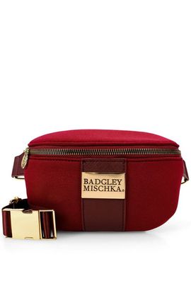 BADGLEY MISCHKA BADGLEY MISCHKA Sage Scuba and Vegan Leather Belt Bag