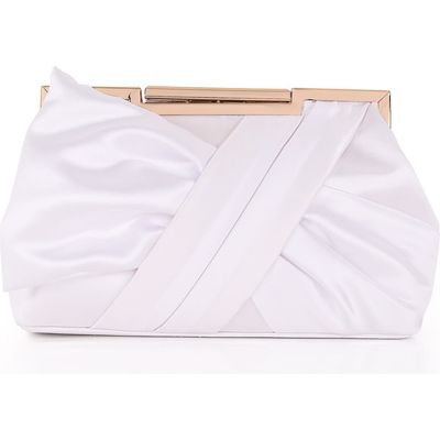 BADGLEY MISCHKA BADGLEY MISCHKA Visvien Satin Tie Pouch Clutch