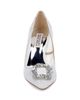 Badgley Mischka Badgley Mischka Women's Cher Iii Satin & Lace Stiletto Pumps - 4