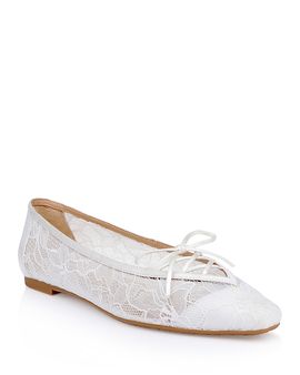 Badgley Mischka Badgley Mischka Women's Raelyn Lace Ballet Flats