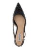 Badgley Mischka Badgley Mischka Women's Reem Embellished Satin Slingback Pumps - 5