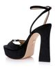 Badgley Mischka Badgley Mischka Women's Romina Ii Embellished Leather Platform Sandals - 3
