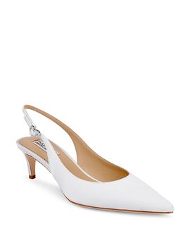 Badgley Mischka Badgley Mischka Women's Ruthie Velvet Slingback Pumps