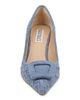 Badgley Mischka Badgley Mischka Women's Yanet Woven Denim Mid Heel Pumps - 3