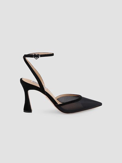 Badgley Mischka Badgley Mischka Women's Yordan 85MM Suede & Mesh Pumps