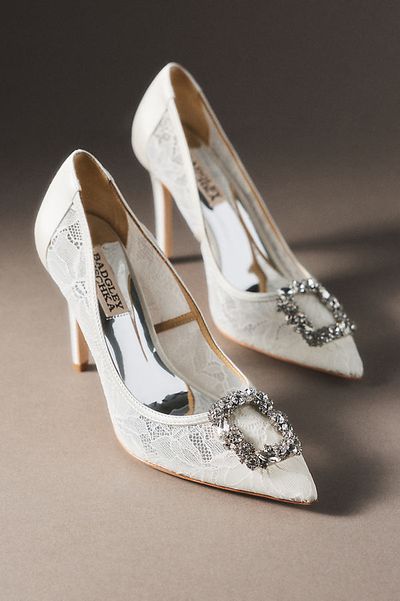 Badgley Mischka Cher Lace Stiletto Pumps