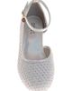Badgley Mischka Collection Badgley Mischka Collection Kids' Ankle Strap Half D'Orsay Pump - 3