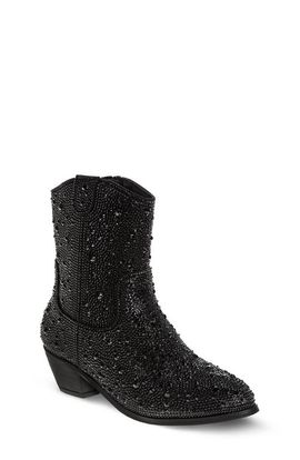 Badgley Mischka Collection Badgley Mischka Collection Kids' Rhinestone Western Boot