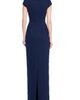Badgley Mischka Collection Badgley Mischka Collection Pearl Neckline Crepe Gown - 2