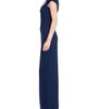 Badgley Mischka Collection Badgley Mischka Collection Pearl Neckline Crepe Gown - 3
