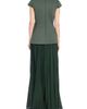Badgley Mischka Collection Badgley Mischka Collection Rosette Scuba & Pleated Georgette Gown - 2
