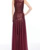 Badgley Mischka Collection Badgley Mischka Collection Sequin and Georgette Gown - 2