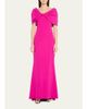 Badgley Mischka Collection Twist-Front Trumpet Gown - 2