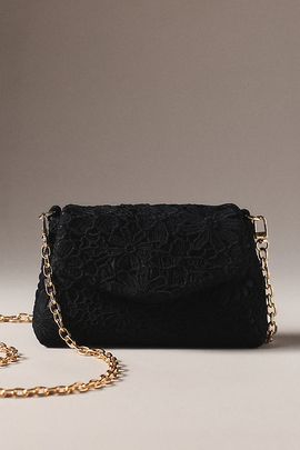 Badgley Mischka Jewel Badgley Mischka Audrey Crochet Lace Mini Crossbody Bag