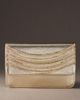 Badgley Mischka Jewel Badgley Mischka Draped Fringe Clutch - 2