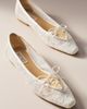 Badgley Mischka Raelyn Pointed Toe Flats - 1