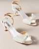 Badgley Mischka Remi Leather Kitten Heels - 1