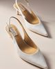 Badgley Mischka Ruthie Slingback Kitten Heels - 1