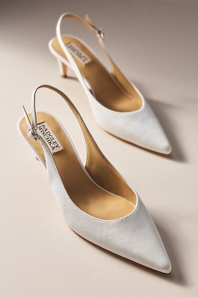 Badgley Mischka Ruthie Slingback Kitten Heels