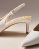 Badgley Mischka Ruthie Slingback Kitten Heels - 2