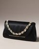 Badgley Mischka Seraphina Satin Clutch with Crystal Handslip - 2