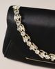 Badgley Mischka Seraphina Satin Clutch with Crystal Handslip - 3