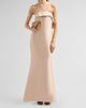 Badgley Mischka Women's Bow-Back Strapless Stretch-Mikado Gown - 2