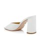 Badgley Mischka Women's Cadence 85MM Leather Block-Heel Mules - 3