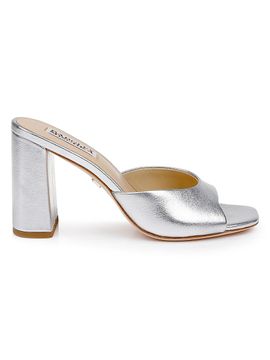 Badgley Mischka Women's Cadence Leather Mules