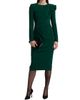 Badgley Mischka Women's Draped Long-Sleeve Cocktail Dress - 3