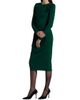 Badgley Mischka Women's Draped Long-Sleeve Cocktail Dress - 4