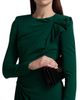 Badgley Mischka Women's Draped Long-Sleeve Cocktail Dress - 6