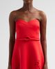 Badgley Mischka Women's Floral Laser-Cut Strapless Cocktail Dress - 5