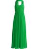 Badgley Mischka Women's Gathered Strapless Scarf-Neck Gown - 1