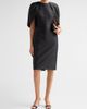 Badgley Mischka Women's Mikado Cape-Shoulder Sheath Dress - 2