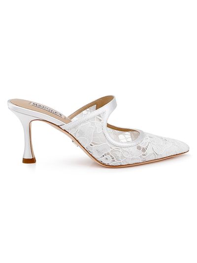 Badgley Mischka Women's Oaklyn 75MM Lace Mules
