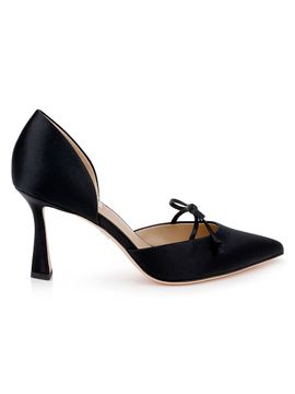 Badgley Mischka Women's Olympic 80MM Satin Pumps