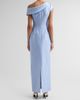 Badgley Mischka Women's One-Shoulder Mikado Gown - 3