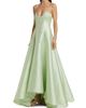 Badgley Mischka Women's Pebble Gazar Strapless Gown - 4